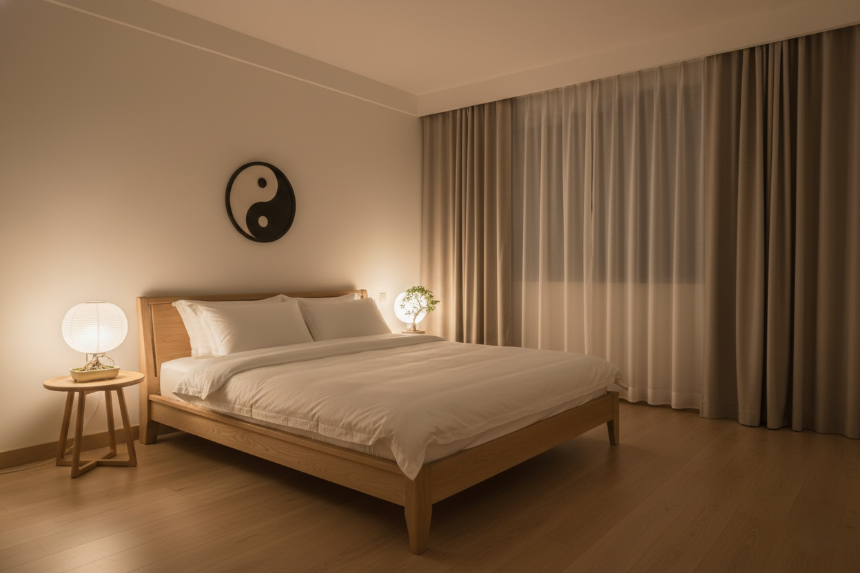 ฮวงจุ้ยห้องนอน ปรับสมดุลเพื่อการนอนหลับที่สบายและสงบ