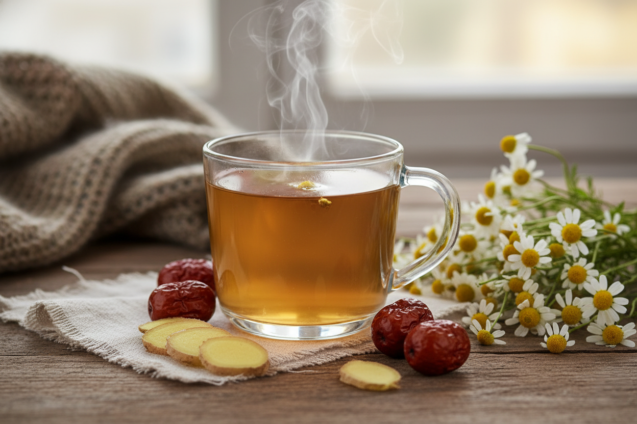 เครื่องดื่มสมุนไพรก่อนนอน ตัวช่วยอุ่นๆ ให้หลับสบายตลอดคืน